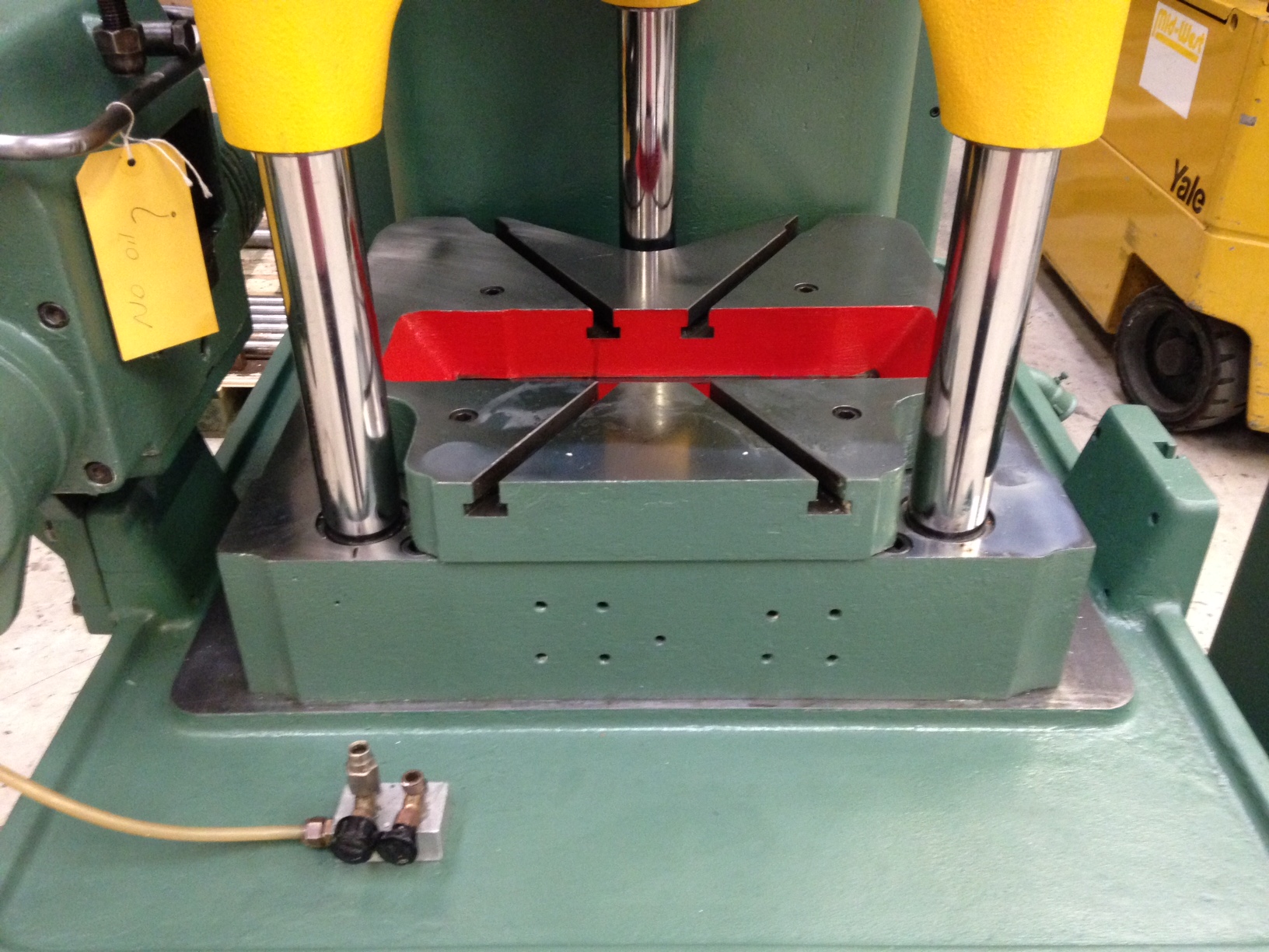 Used Bruderer BSTA 30 high speed punching press. 30 tons nominal capacity. Adjustable stroke 8 – 40 mm. Speed range 100 to 600 SPM max.
