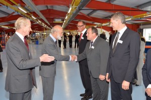 HRH Prince Micheal of Kent Tours and officially opens the new facility at HARWINS, Portsmouth